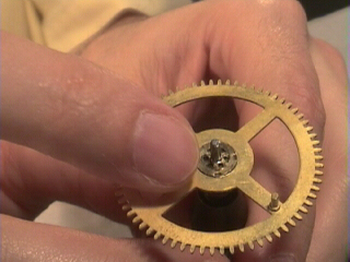 Clock Repairs - examining pivot