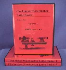 Clockmaker Watchmaker Lathe Projects DVD Volume I